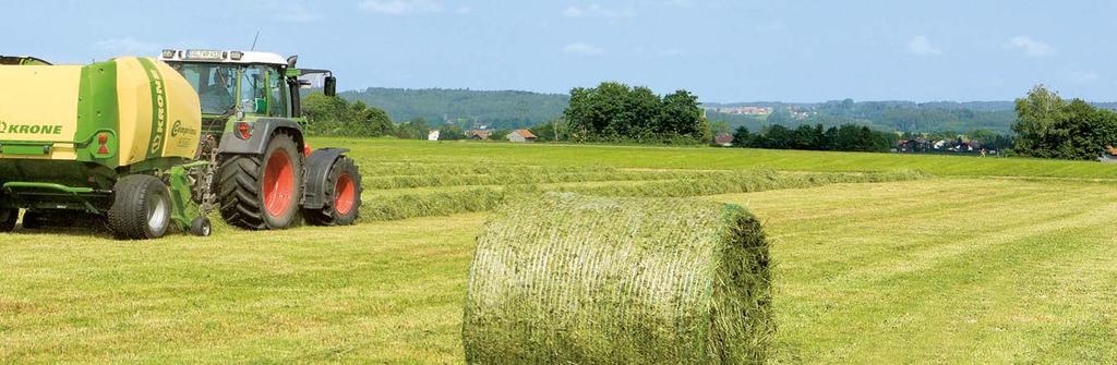 Bardzo wysoka wydajność prasowania zielonki na kiszonkę, siana i słomy, bezawaryjna praca oraz bardzo duża łatwość