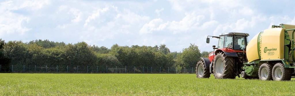Zestaw owijarki i prasy ze zmienną komorą prasowania Comprima CV 150 XC Zmienna średnica bel, od 1,00 do 1,50 m NovoGrip, firmy KRONE, wysoka gęstość prasowania, bardzo