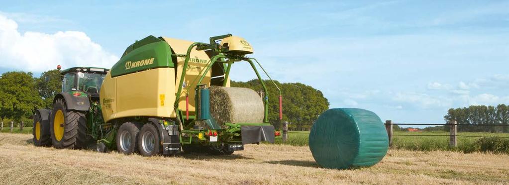 Dane techniczne Zestawy pras i owijarek Typ Comprima CF 155 XC Comprima CV 150 XC Comprima CV 210 XC Średnica bel x szer. ok. mm 1.250-1.500 x 1.200 1.000-1.500 x 1.200 1.000-2.