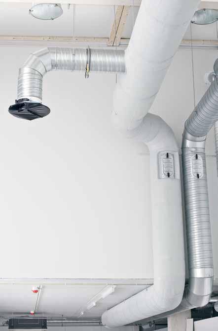 montażowi oszczędność, zarówno czasu, jak i pieniędzy. Produkty PAROC Hvac Grey- Coat oferują kompletny system zawierający płyty, maty lamella oraz otuliny, elementy na kolana i taśmę.