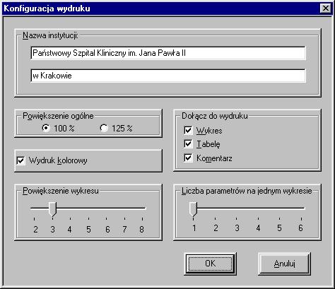 4.6.2. Ustawienia wydruku Ustawienia wydruku umożliwiają podanie takich parametrów wydruku jak typ drukarki, zakres drukowanych stron, rozmiar i orientacja papieru, jakość wydruku itp.