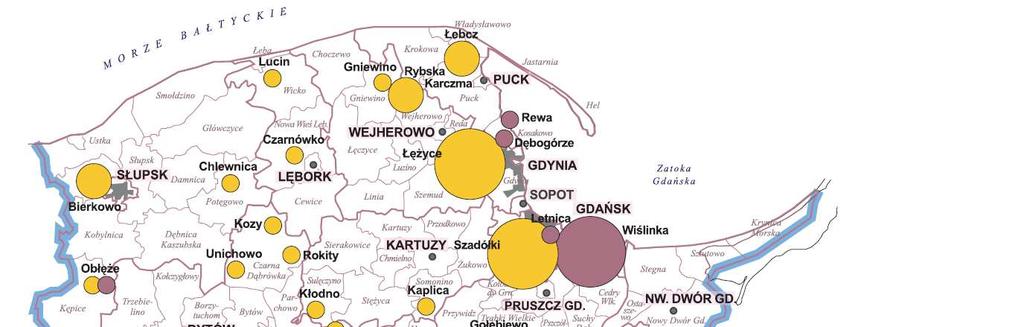 Gminne Składowisko Odpadów Komunalnych w Bobrowcu, Gmina Smętowo Graniczne. Składowisko Odpadów w Linowcu, Gmina Starogard Gdański. Gminne Składowisko Odpadów Komunalnych w Osieku, Gmina Osiek.