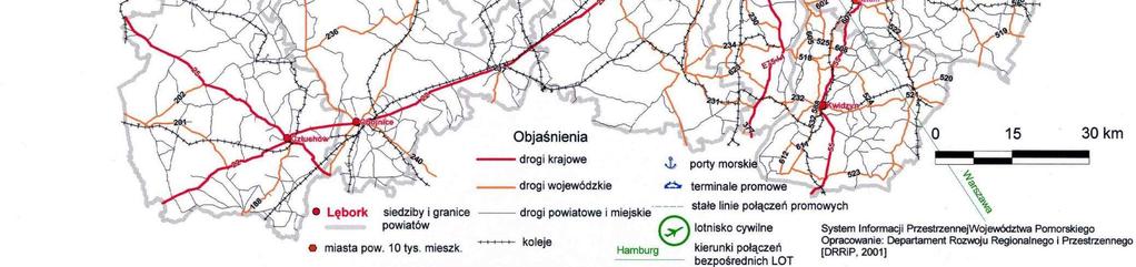 Pomierzone wartości w żadnym punkcie nie przekroczyły wartości dopuszczalnych. Na terenie powiatu kościerskiego pomiary nie były wykonywane. 3.5.