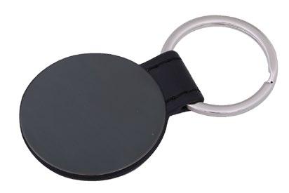 R17689 Brelok SWANK 4 50 Elegancki brelok wykonany z efektownego ciemnego metalu o