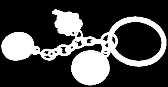 zawieszkami - symbolami szczęścia.