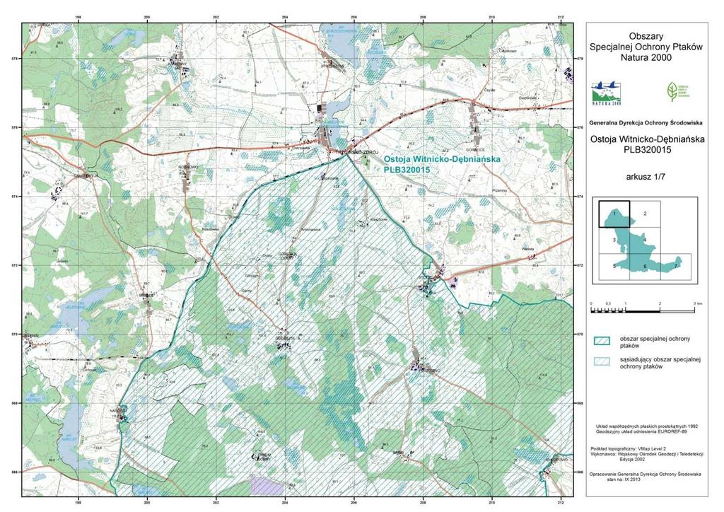 Dziennik Urzędowy Województwa Lubuskiego 39 Poz. 783 Mapa obszaru Natura 2000.