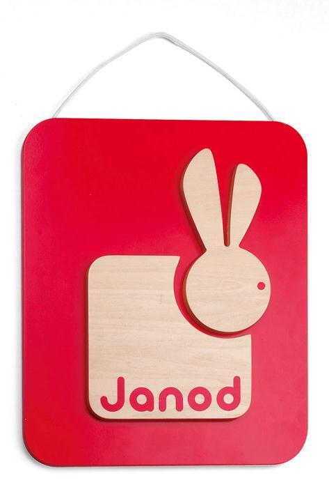 J00013 JANOD Drewniane logo Idealne do powieszenia na ścianie,