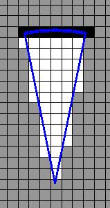 Model czujnika Wersja prosta: Wersja zaawansowana: Niech (r i, ϕ i ) odległość i kąt do komórki m i, (θ, β) orientacja i szerokość wiązki sensora α grubość przeszkody if r i >