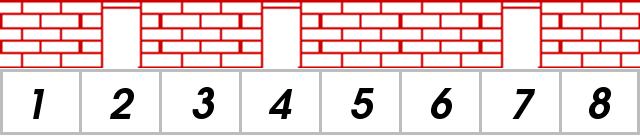 Zadanie lokalizacji przykład p(x t = x i z 1:t ) : 1 dla x i = 2, 4, 7, p(z t = x t = x i ) = 0 dla x i = 1, 3, 5, 6, 8 x t+1 = f (x t, u t = 1) = x t + 1 Z = { },, i, z i \x i