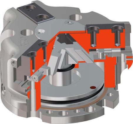 Chwytak posiada magnes do bezdotykowej sygnalizacji położenia oraz rowki w korpusie do montażu czujników magnetycznych lub indukcyjnych (czujniki indukcyjne nie są dostarczane przez Metal Work).