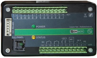 Sterownik aparatury łączeniowej SEM SCxx jest przeznaczony do monitorowania, sterowania i diagnostyki różnego typu aparatów łączeniowych, jak: wyłącznik, stycznik, rozłącznik, uziemnik, itp.