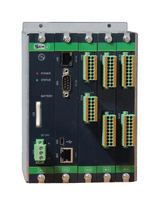 Sterownik modułowy do szafek AMI/SG Sterownik SEM 2 został zaprojekowany specjalnie pod kątem budowy inteligentnych szafek AMI/SG.