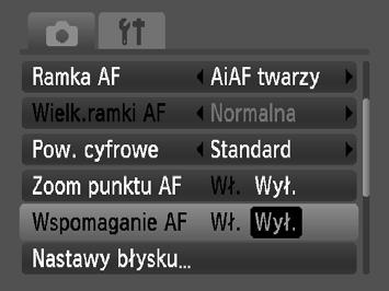 Zmiana funkcji fotografowania Jeśli pokrętło wyboru trybów zostanie ustawione w pozycji G, można zmieniać ustawienia na karcie 4 (str. 46).