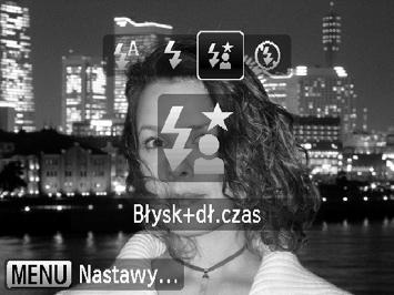 ( Fotografowanie z funkcją Blokowanie FE Tak samo jak w przypadku blokowania AE (str. 80), można zablokować ekspozycję podczas fotografowania przy użyciu lampy błyskowej.