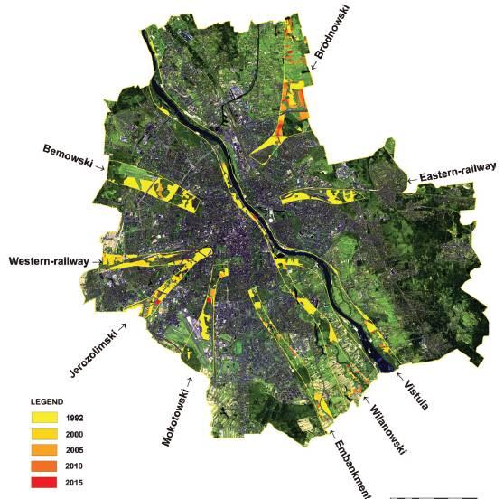 Zanieczyszczenie a kliny napowietrzające Źródło: Osińska-Skotak