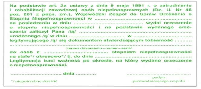 5 Wzór nr 30 do 19, 23 i 24 WZÓR LEGITYMACJI OSOBY