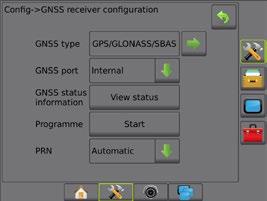 GPS+GLONASS+SBAS nieskorygowane dane pozycji pojedynczego punktu lub dane pozycji z korektą SBAS są akceptowane wskaźnik jakości GGA 1 lub 2 (3, 4 i 5 są również akceptowane).