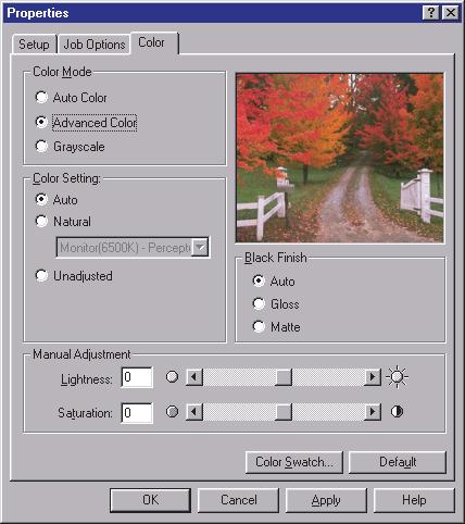 RGB lub CMYK Drukując obrazy fotograficzne z takich aplikacji, jak Adobe Photoshop, można skontrolować poprawność drukowanych barw dzięki symulacji obrazu na ekranie (Soft-Proofing).