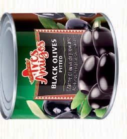 CZARNE OLIWKI DRYLOWANE Black olives - pitted ZIELONE