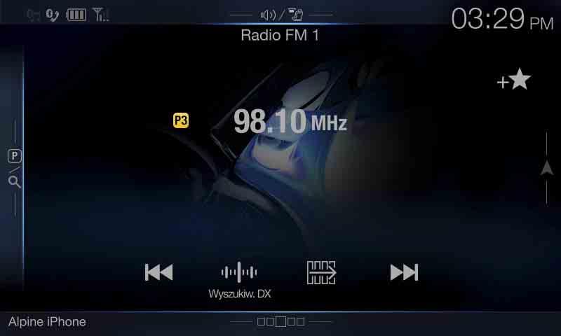 Audio [Radio]* 1 / [DAB]* 2 / [USB / ipod] / [HDMI] / [AUX] / [Bluetooth Audio] *1 Można wybrać częstotliwość spośród zaprogramowanych ustawień 1 12, zarejestrowanych w każdym z zakresów radiowych