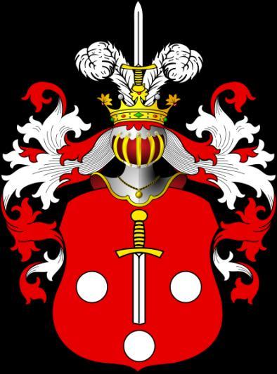 39 Lilien. In Blau die linke Hälfte einer silbernen, heraldischen Lilie; Helmschmuck: ein achteckiges, blaues Schirmbrett, belegt mit der halben Lilie. Die adlige polnische Familie Lilienfeld.