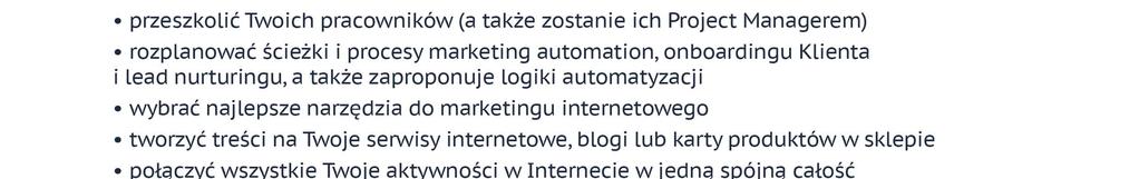 Wszystko to poprzez konsultacje, szkolenie lub przejęcie marketingowej strefy Twojego biznesu. Chętnie pomogę Ci: https://www.linkedin.