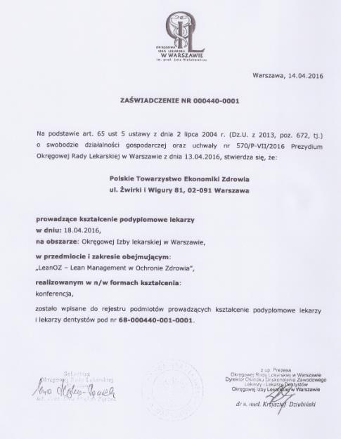 konferencji w dniu 18
