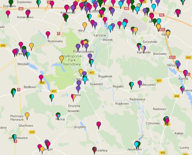 Głównym źródłem promieniowania niejonizującego na terenie gminy Mosina są linie i stacje elektroenergetyczne wysokich napięć, urządzenia radiokomunikacyjne, urządzenia radionawigacyjne i