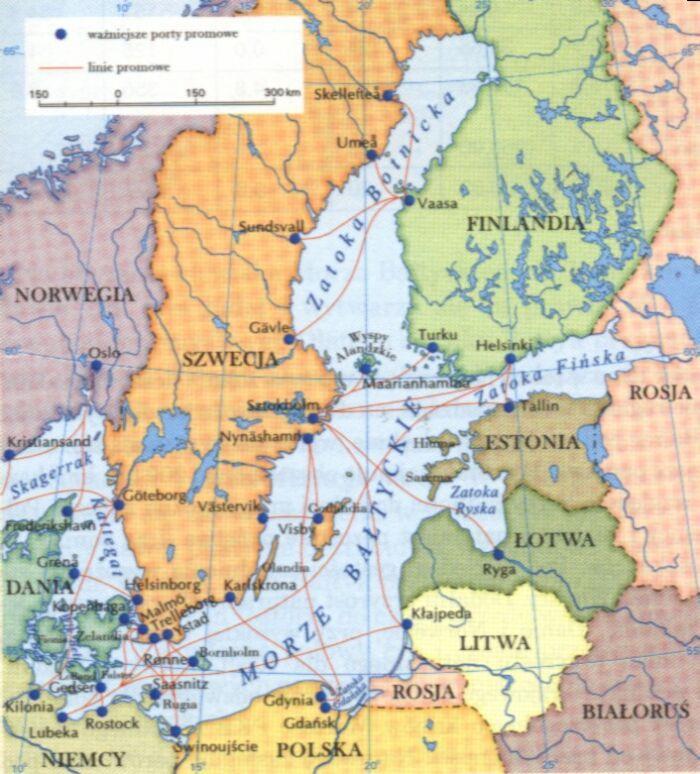 przez wody uchodzących rzek (bardzo liczne strumienie spływające z Gór Skandynawskich oraz duże rzeki Niżu Środkowoeuropejskiego: Wisła, Dźwina, Odra, Niemen, Newa). Do Bałtyku wpada 250 rzek.