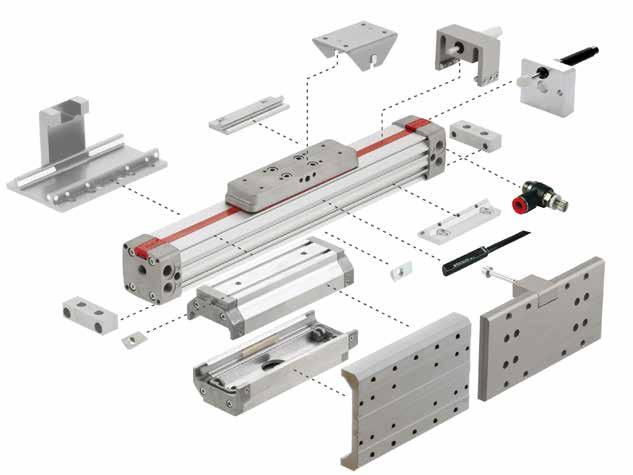PRODUKT FLAOWY ZAMOOWANIA I AKSORIA DO SIŁOWNIKÓW ZTŁOZYSKOWYH M/46000, M/4600 I M/46200 LINTRA PLUS SIŁOWNIKI S V UV V W W UW Średn.