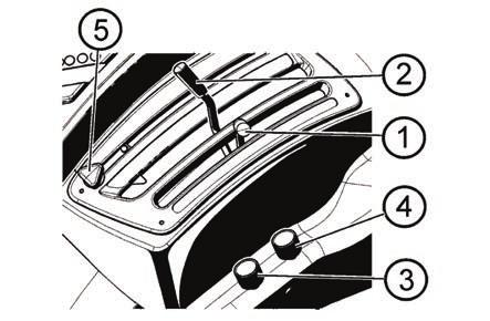 HYDRAULIKA Z MECHANICZNĄ REGULACJĄ Panel sterowania podnośnikiem 1. dźwignia do ustawienia regulacji siłowej i pozycyjnej 2.