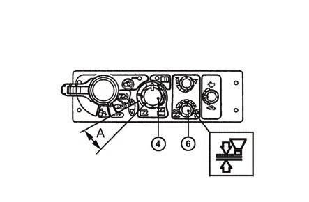 ELEKTROHYDRAULICZNY UKŁAD STEROWANIA Ograniczenie górnego położenia trzypunktowego układu zawieszenia Wykonuje się przy pomocy sterownika (5).