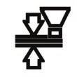 Symbol regulacji siłowej Symbol regulacji pozycyjnej Działanie trybów regulacji (podnoszenie i opuszczanie) można śledzić przy pomocy diod wskaźnikowych (8) i (9).