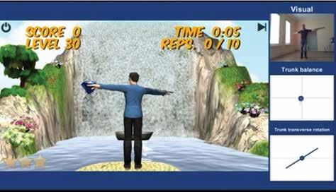 habilitacji znajduje urządzenie Kinect. Rys. 1. Doctor Kinetic Dzięki wykorzystaniu technologii Źródło: FysioGaming, http://doctorkinetic.com.