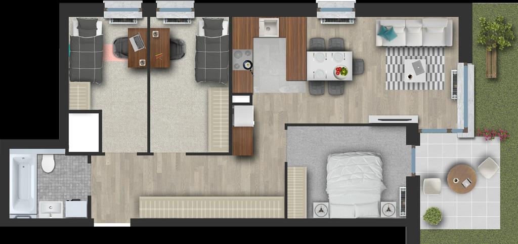 MIESZKANIE NR -5 68 3 1,5m² 7,50m² 8,70m² 55 180 5 388 180 5 9,89m² 576 8,87m² 0,75m² 30