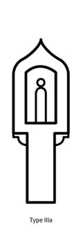 278 Waldemar Elwart figures placed inside a carved-out trunk or inside a brick or stone prism (type II).