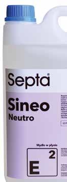 Med Sineo Eco E 1 Mydło w płynie Dobrej jakości ekonomiczne mydło w płynie. Delikatne dla skóry, zawiera związki pielęgnujące naskórek. Posiada delikatny zapach.
