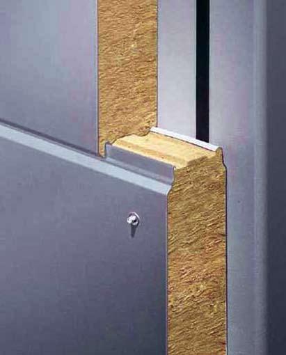 3. Płyty warstwowe z wełną mineralną - typ FOM 3. Mineralwool panels - type FOM 3. Сэндвич-панели с минеральной ватой - тип FOM Estetyka!