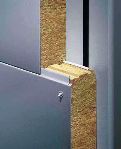 2. Płyty warstwowe z wełną mineralną typ FO 2. Mineralwool panels - type FO 2. Сэндвич-панели с минеральной ватой - тип FO Widoczne mocowanie.