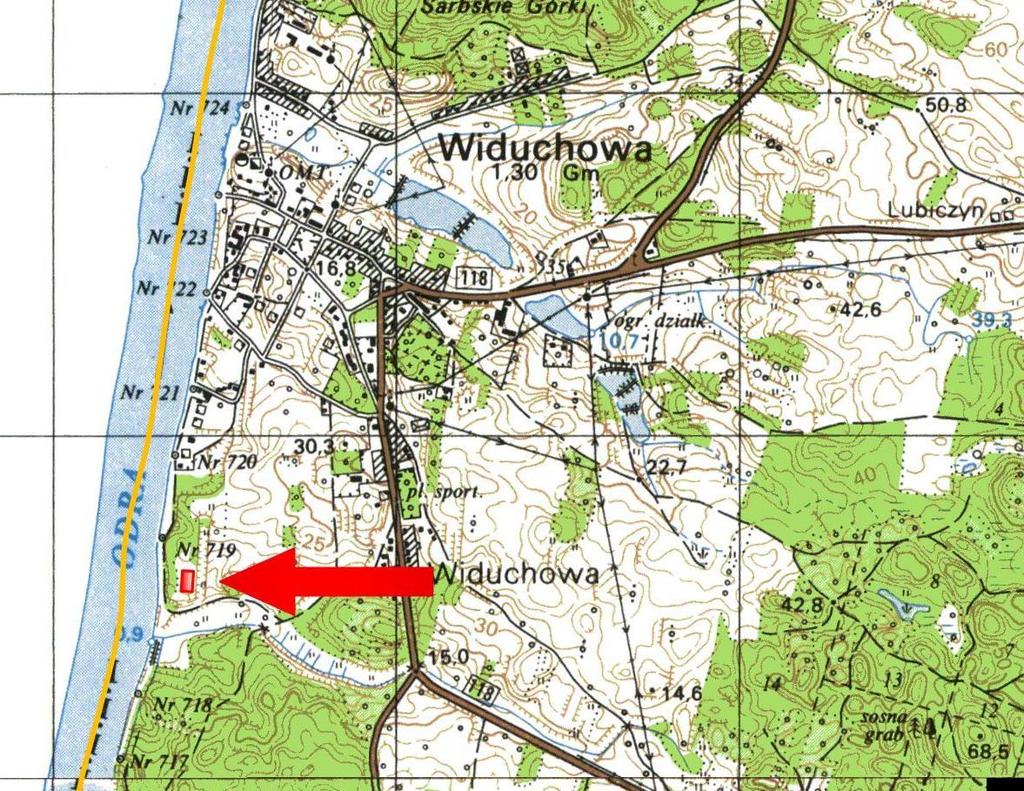 75 Na terenie Gminy Widuchowa znajduje się jedna komunalna oczyszczalnia ścieków, o maksymalnej wydajności 400 m 3 /d i 2430 RLM.