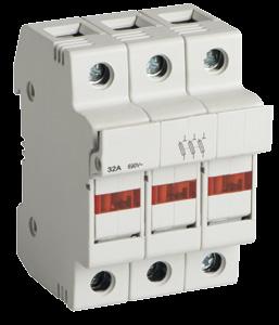 KFB-18 Modular Fuse Base Modułowa podstawa bezpiecznikowa 79.5 61 56 45 3.2 16.5 2.