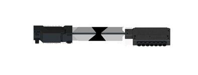 : 06IL59900BL0000,0 m Przewód zakończony 6-cio drożnym rozdzielaczem i wtyczką GST8 6 Way Distributor to GST8 Plug Art.no.