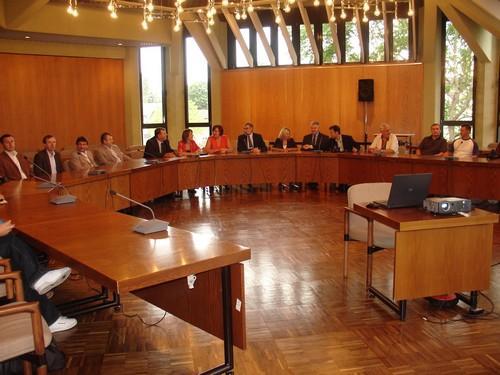 Burmistrzowie obu miast zaprezentowali zrealizowane i planowane inwestycje w swoich miejscowościach oraz
