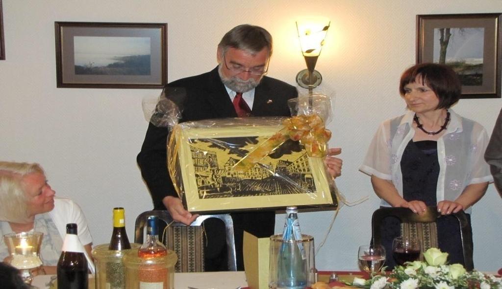 Przewodniczący Feliks Kamienik podczas swojej prezentacji omówił dokonania