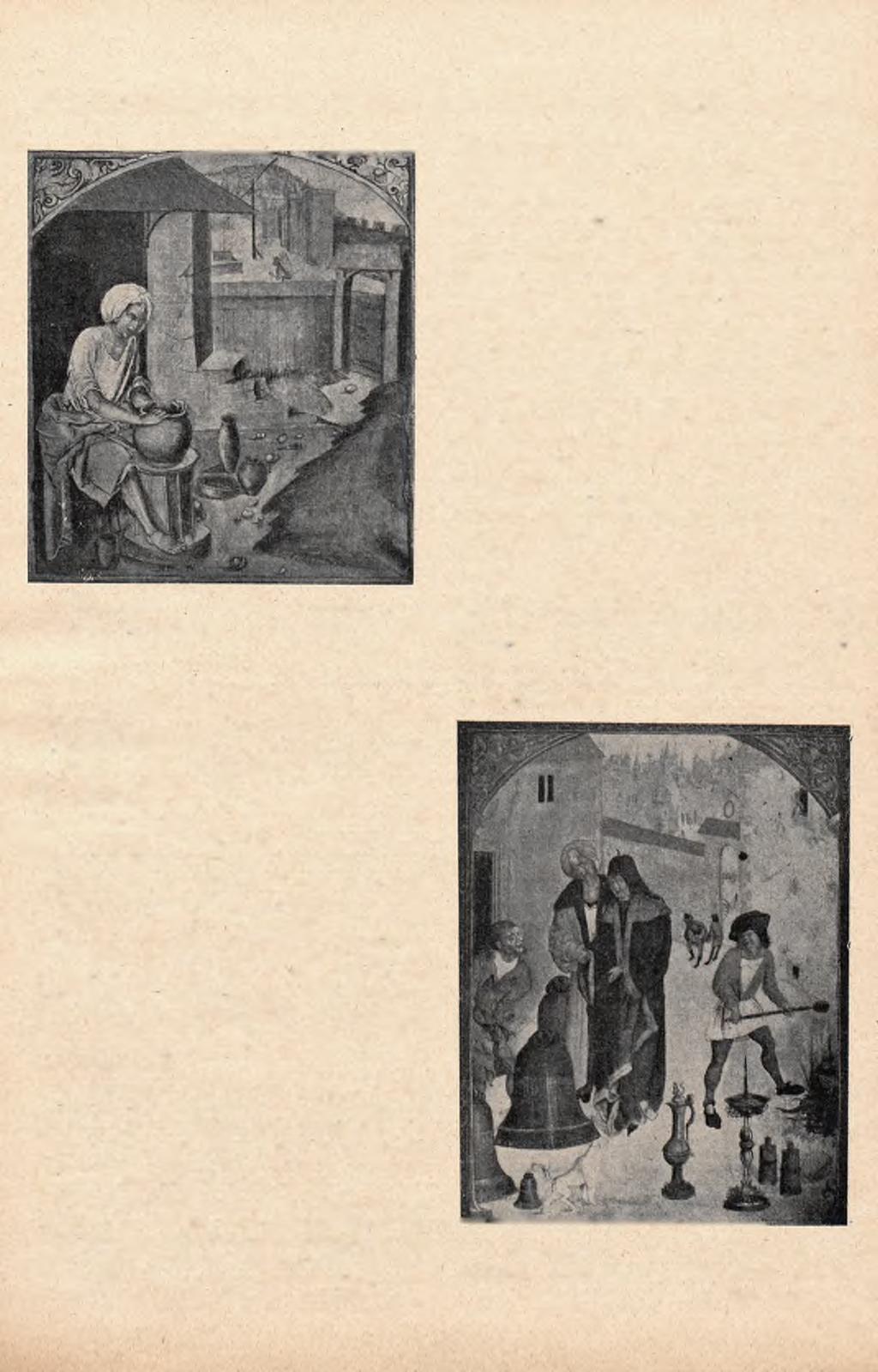 19 The artisanry in Poland in the earliest Times. Garncarze. Miniatura z kodeksu Bema. Potters. Miniaturę of the Bem Code.