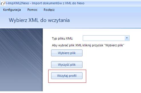 wybierając przycisk Wczytaj profil (rys.