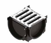 MUFLEDRAIN 4 5 92 mm 1000 mm 120 mm CARATTERISTICHE CHARAKTERYSTYKA Basta un click per inserire e togliere la griglia, non sono necessarie viti Progettato in conformità alla Norma EN 1433 Facile da