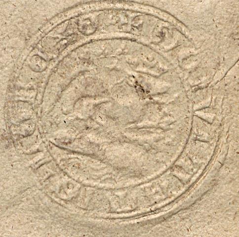 6 W kontekście pieczęci Łobza warto w tym miejscu zwrócić szczególną uwagę na fragment pieczęci Borka z 1333 i 1338 r. (ryc. 2).