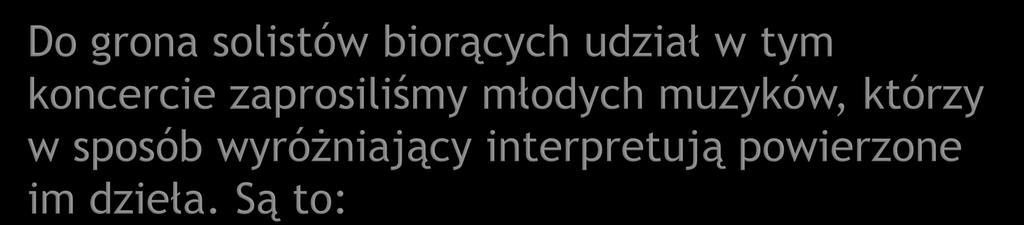 Soliści