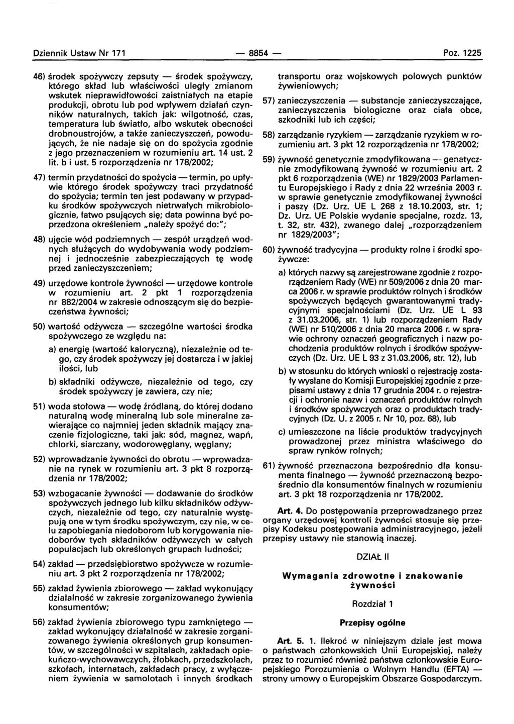 Oziennik Ustaw Nr 171-8854- Poz.